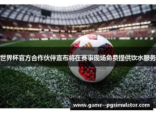 世界杯官方合作伙伴宣布将在赛事现场免费提供饮水服务